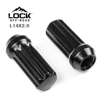 Lock Off-Road Wheels ラグナット 14×2.0 スプラインタイプ