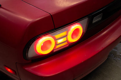 J-Replace 180SX 後期風 LEDクリアテールライトセット 純正同等形状品 - NISSAN 180SX RPS13