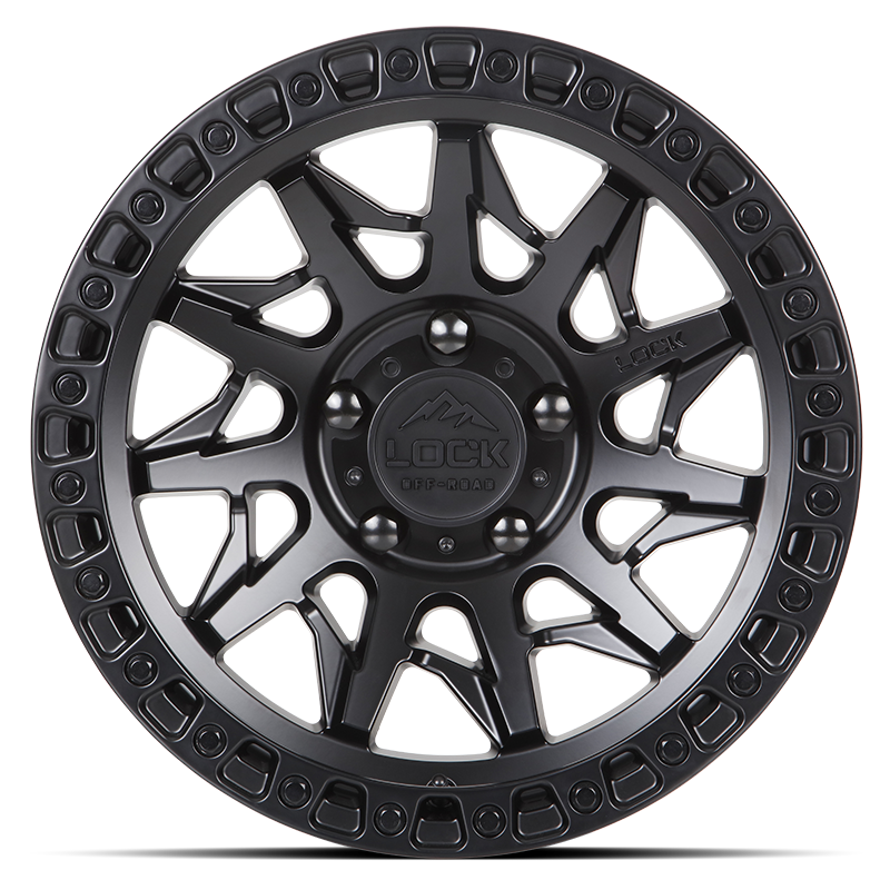 Lock Off-Road Wheels LUNATIC- マットブラック