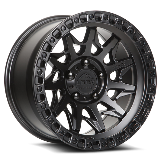 Lock Off-Road Wheels LUNATIC- マットブラック