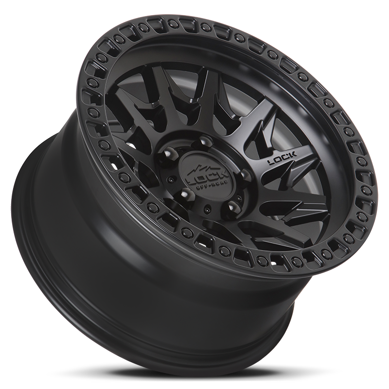 Lock Off-Road Wheels LUNATIC- マットブラック