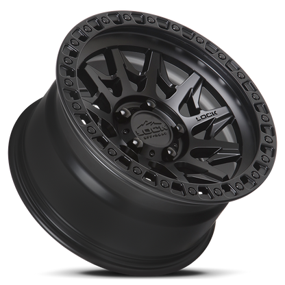 Lock Off-Road Wheels LUNATIC- マットブラック