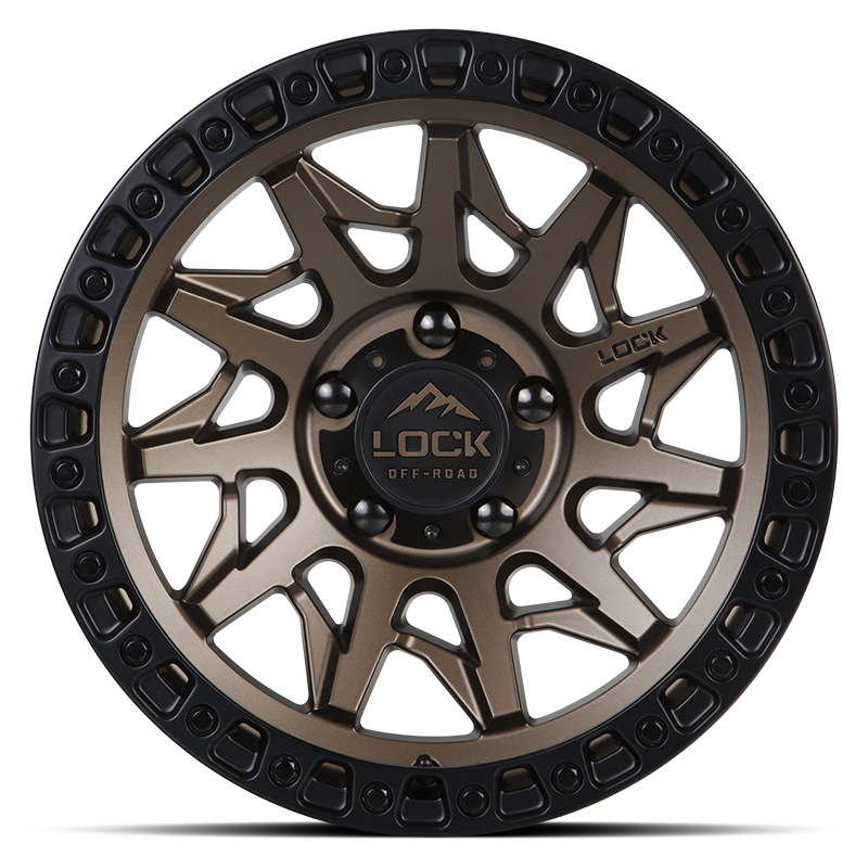 Lock Off-Road Wheels LUNATIC- マットブロンズ