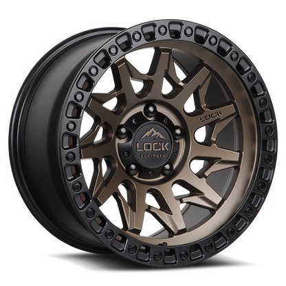 Lock Off-Road Wheels LUNATIC- マットブロンズ