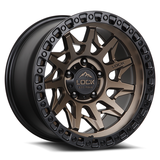 Lock Off-Road Wheels LUNATIC- マットブロンズ