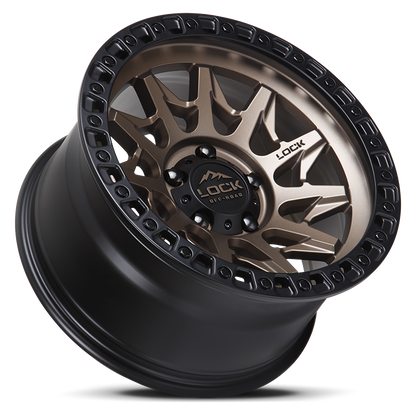 Lock Off-Road Wheels LUNATIC- マットブロンズ