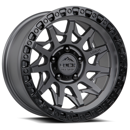 Lock Off-Road Wheels LUNATIC- マットグレー