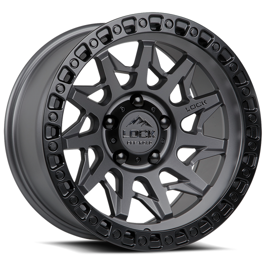 Lock Off-Road Wheels LUNATIC- マットグレー