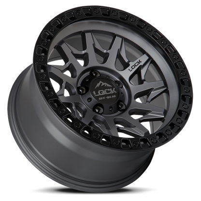 Lock Off-Road Wheels LUNATIC- マットグレー