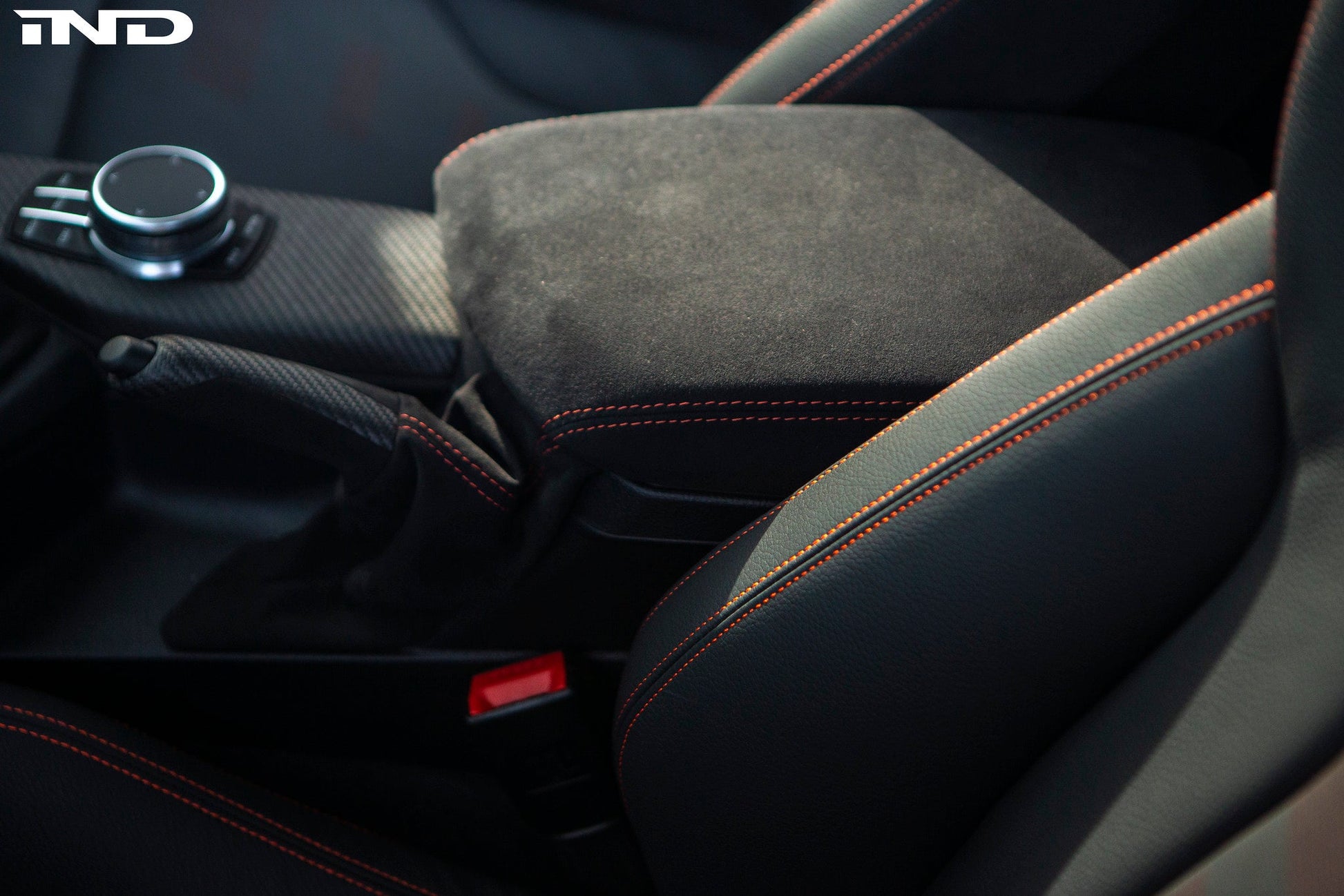 iND f87 m2 alcantara custom stitched armrest - iND Distribution
