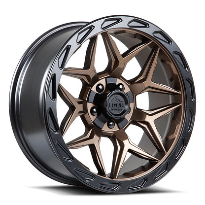 Lock Off-Road Wheels MATRIX- マットブロンズ