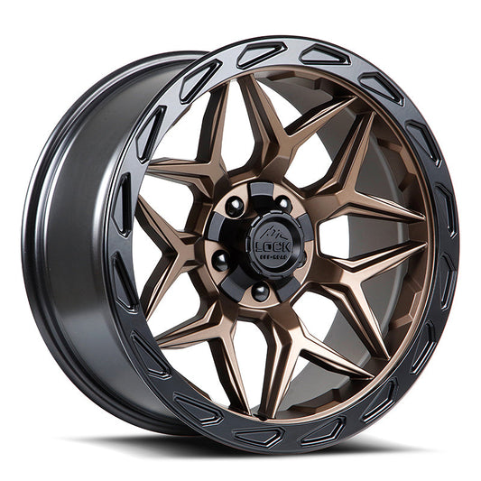 Lock Off-Road Wheels MATRIX- マットブロンズ