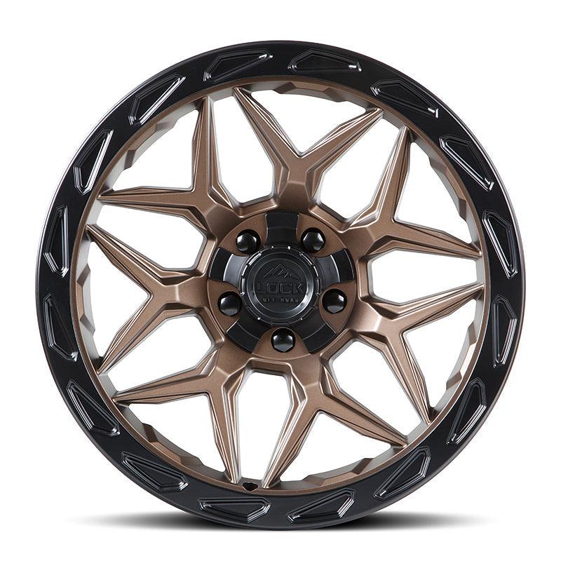 Lock Off-Road Wheels MATRIX- マットブロンズ