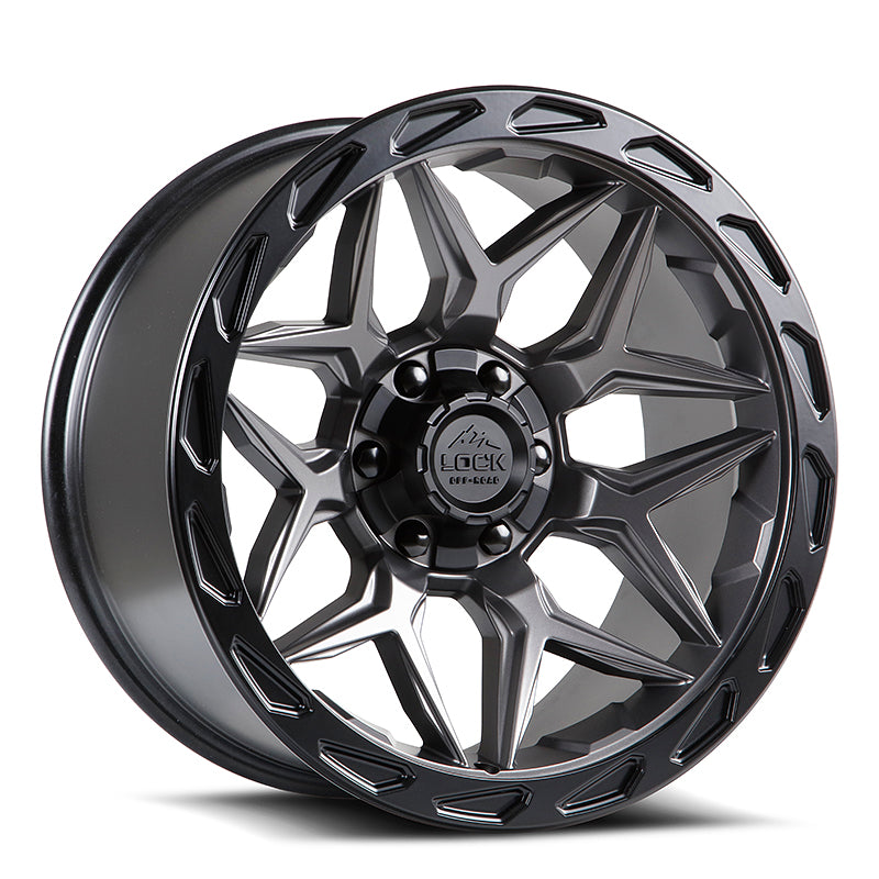 Lock Off-Road Wheels MATRIX - マットグレー