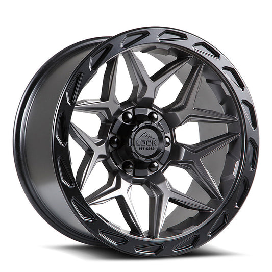 Lock Off-Road Wheels MATRIX - マットグレー