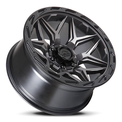 Lock Off-Road Wheels MATRIX - マットグレー