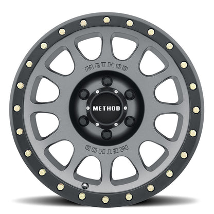 Method Race Wheels 305 | NV | チタニウム - マットブラックリップ