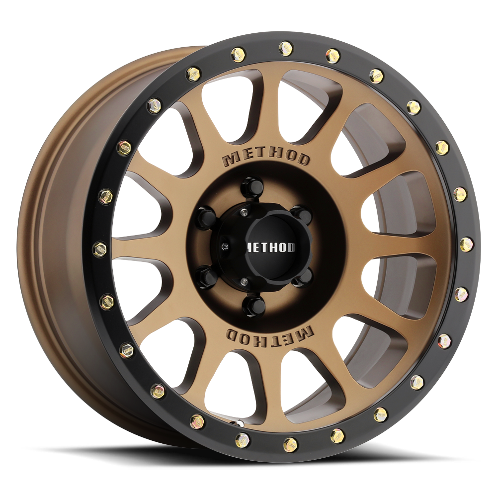 Method Race Wheels 305 | NV | Method Bronze® - マットブラックリップ