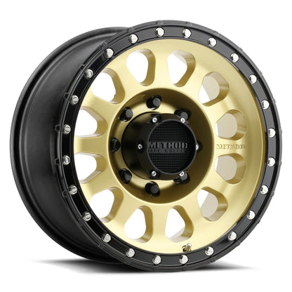 Method Race Wheels 315 | ゴールド - ブラックリップ