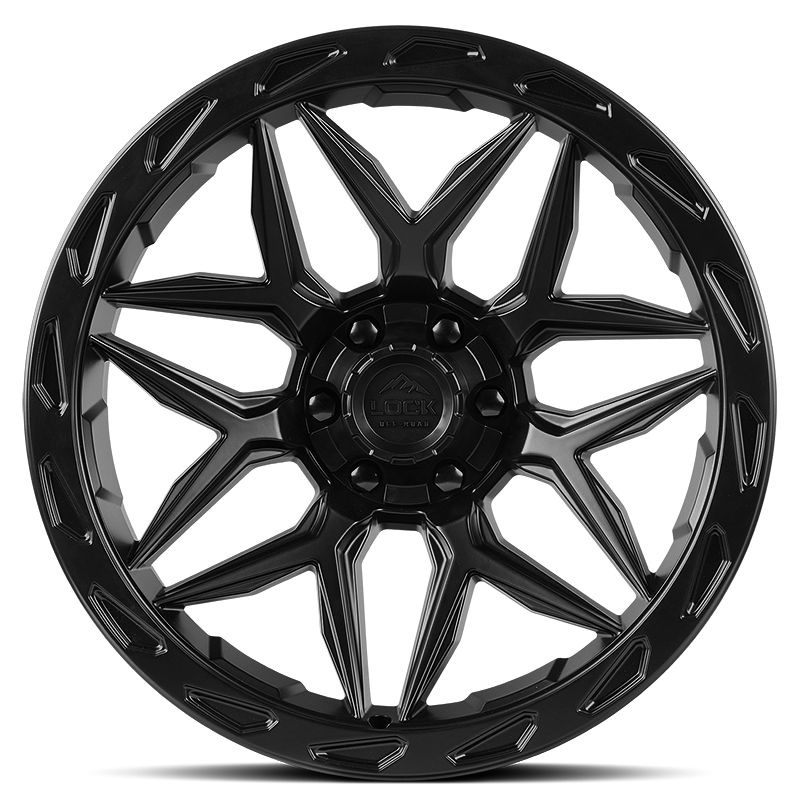 Lock Off-Road Wheels MATRIX- マットブラック