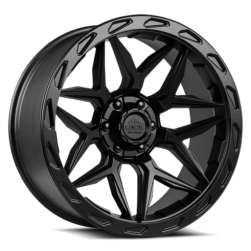 Lock Off-Road Wheels MATRIX- マットブラック
