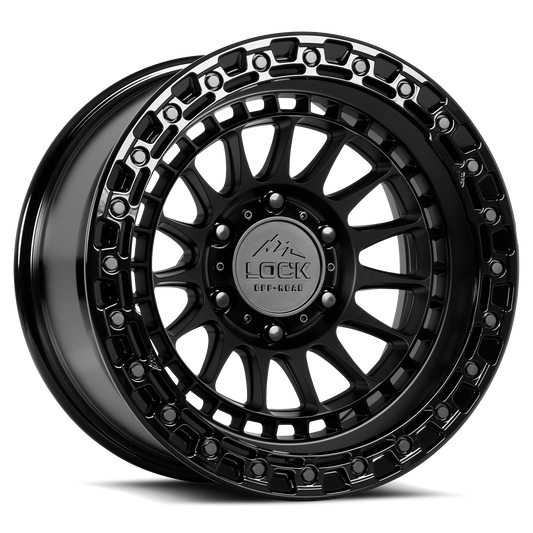 Lock Off-Road Wheels MOJAVE - マットブラック｜グロスリップ