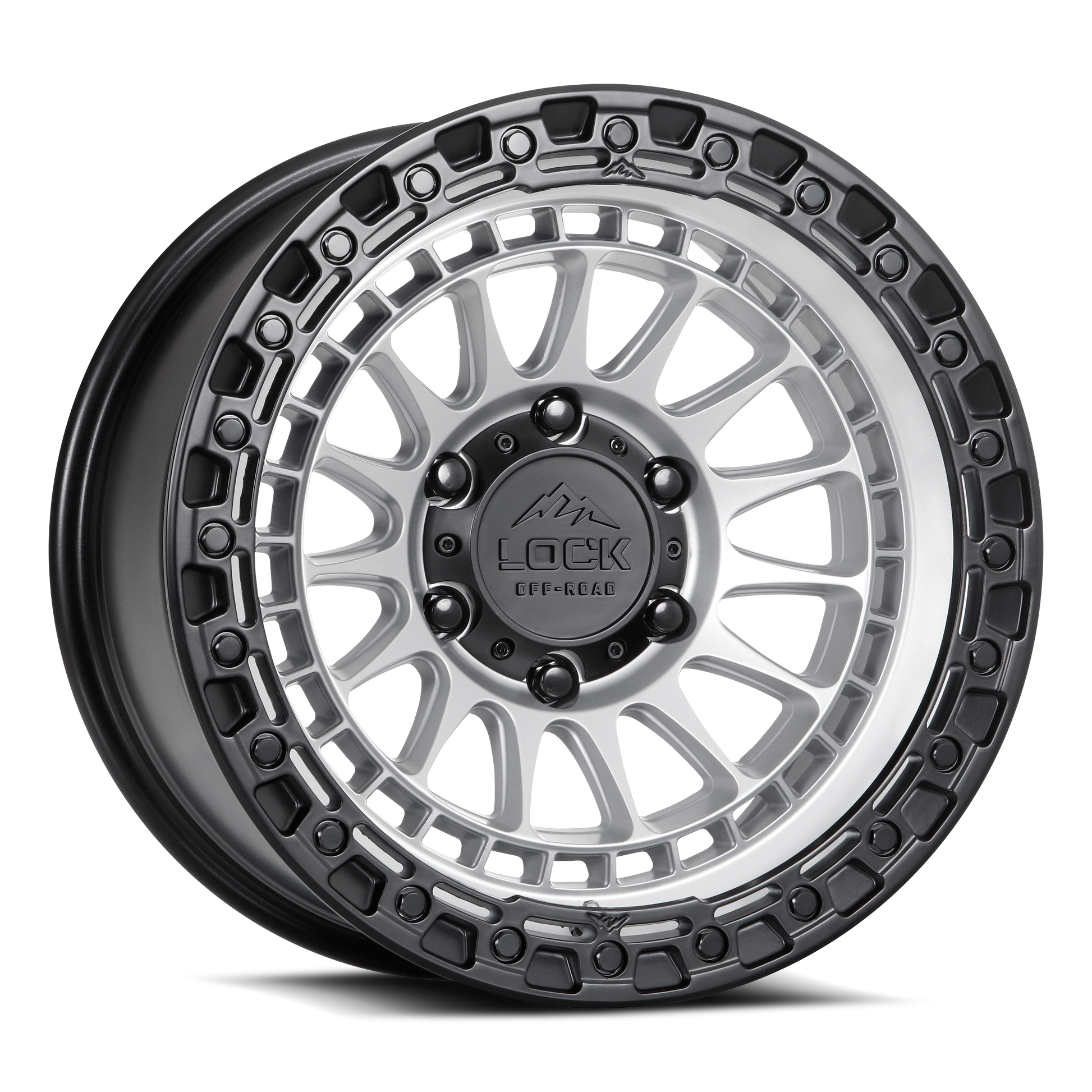Lock Off-Road Wheels MOJAVE - マットシルバー