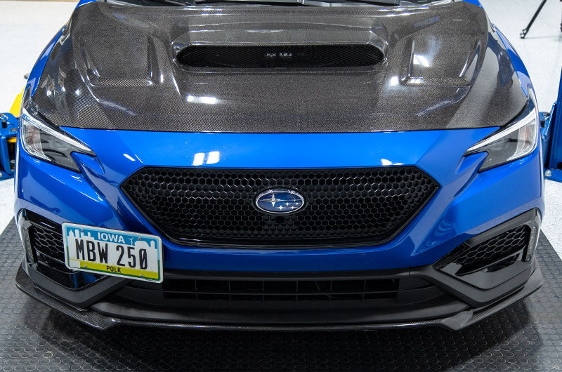 OLM Sスタイル カーボンフロントリップ - 2022+ WRX用