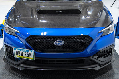 OLM Sスタイル カーボンフロントリップ - 2022+ WRX用