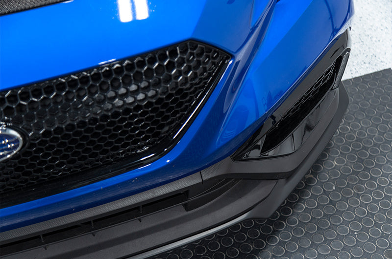 OLM Sスタイル マットブラック フロントリップ - 2022+ WRX用