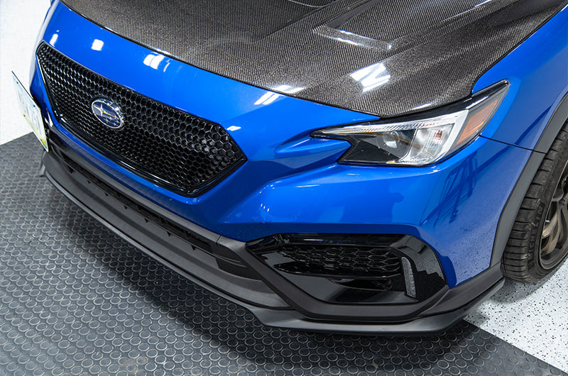 OLM Sスタイル マットブラック フロントリップ - 2022+ WRX用
