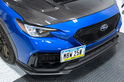 OLM Sスタイル マットブラック フロントリップ - 2022+ WRX用