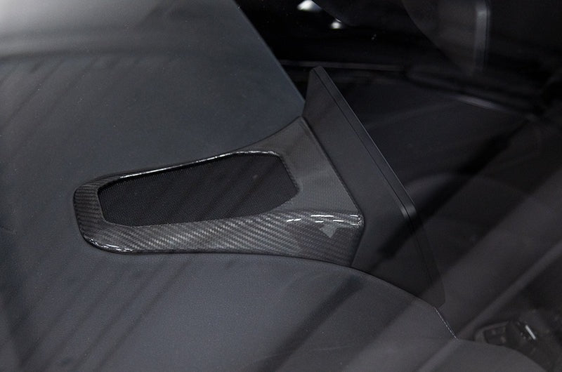 OLM LE カーボンファイバー センター スピーカーカバー - 2020 スープラ用