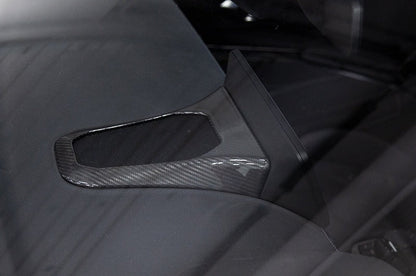 OLM LE カーボンファイバー センター スピーカーカバー - 2020 スープラ用