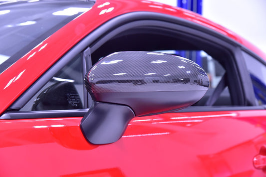 OLM カーボンファイバーミラーカバー - 2022年以降 BRZ/86用