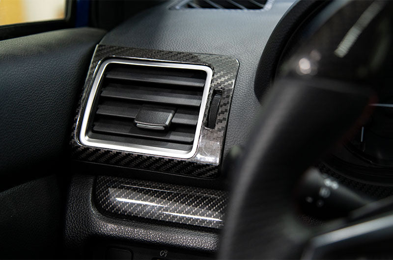 OLM ドライカーボンファイバー エアベントカバー - 2015-2021 WRX / STI用