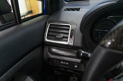 OLM ドライカーボンファイバー エアベントカバー - 2015-2021 WRX / STI用