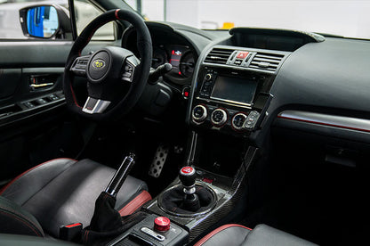 OLM Signature Series サイドブレーキハンドル（ブラックカーボン＋クローム）- 2015-2021 WRX & STI / 2013-2022 FR-S / BRZ / 86 / 2014-2018 フォレスター / 2013年以降 クロストレック