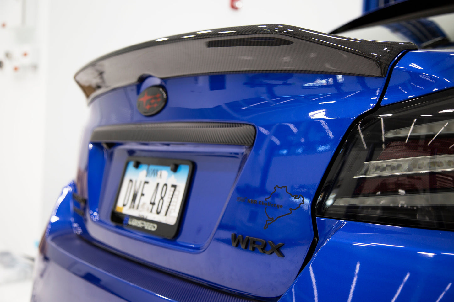 OLM ポイントファイブ カーボンファイバー ダックビルスポイラー 2015+ WRX / STI
