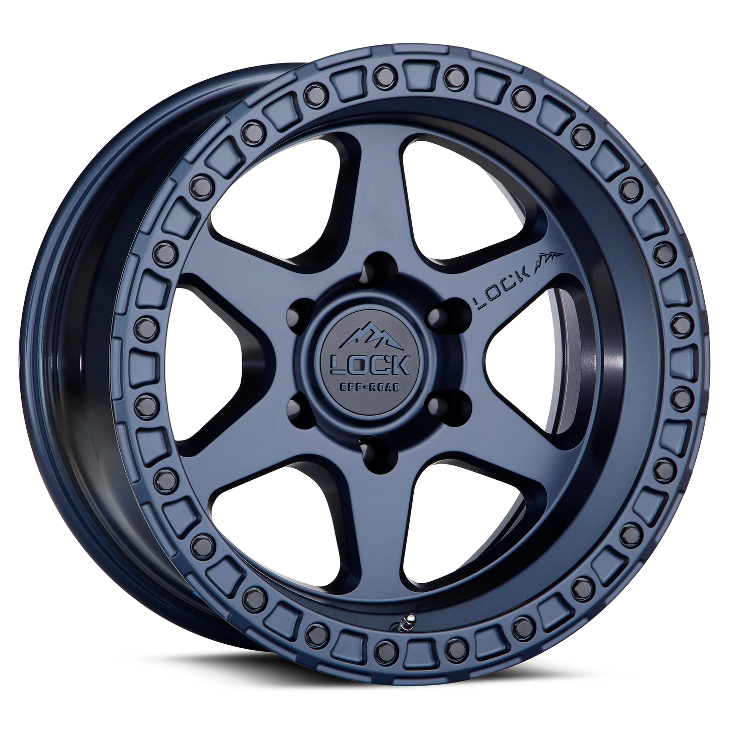 Lock Off-Road Wheels OLYMPUS- マットブルー