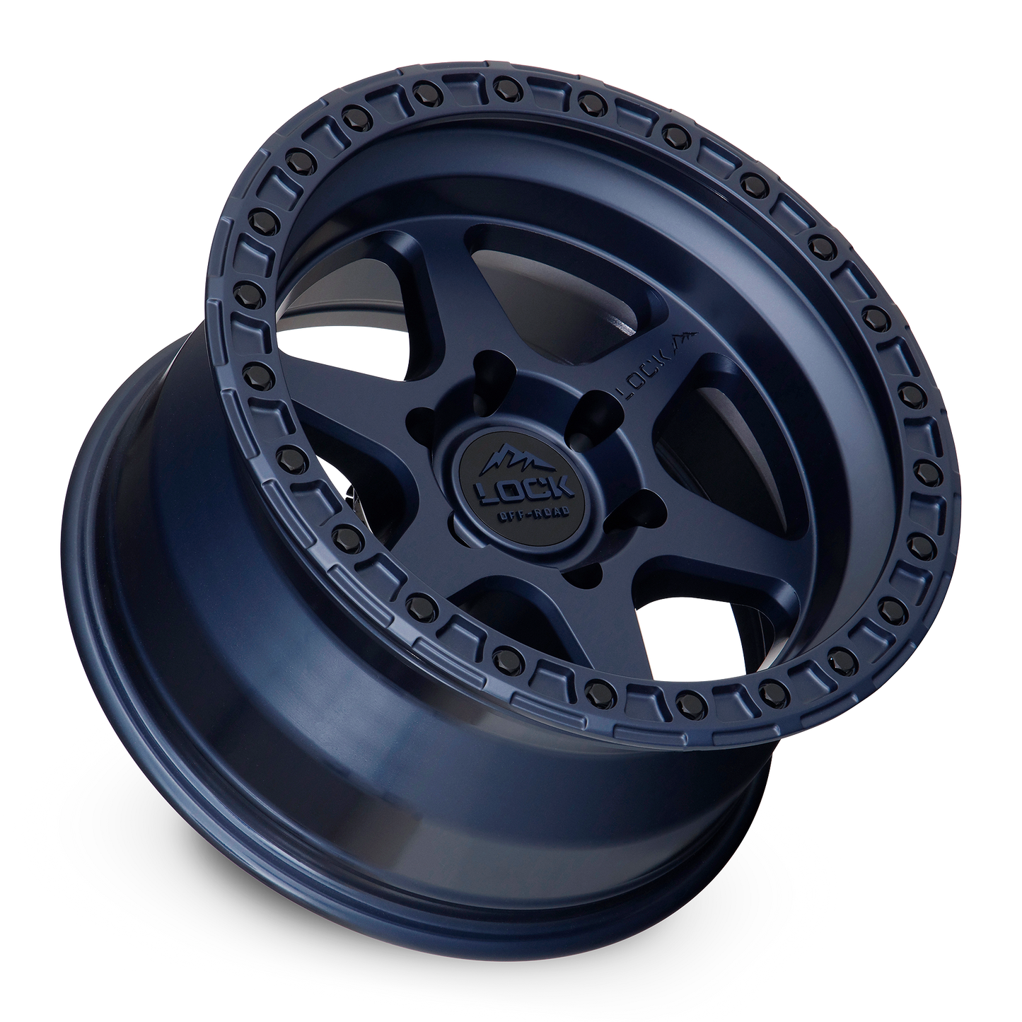 Lock Off-Road Wheels OLYMPUS- マットブルー