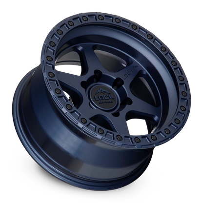 Lock Off-Road Wheels OLYMPUS- マットブルー