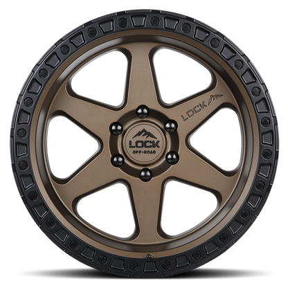 Lock Off-Road Wheels OLYMPUS - マットデザートブロンズ