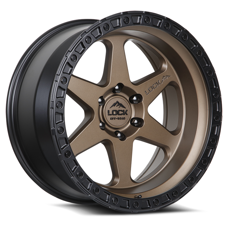 Lock Off-Road Wheels OLYMPUS - マットデザートブロンズ