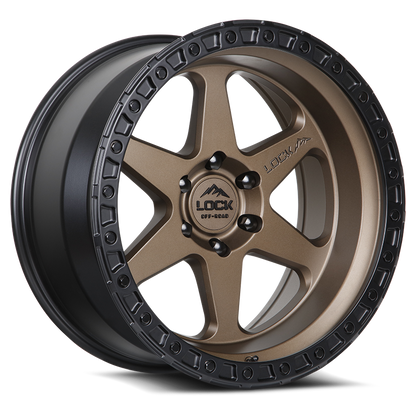 Lock Off-Road Wheels OLYMPUS - マットデザートブロンズ