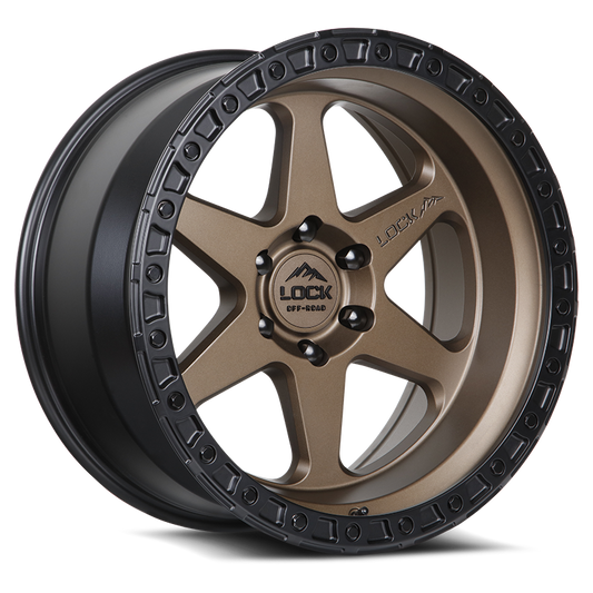 Lock Off-Road Wheels OLYMPUS - マットデザートブロンズ