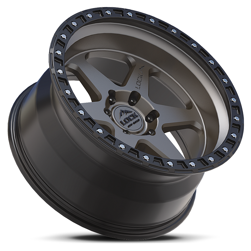 Lock Off-Road Wheels OLYMPUS- マットグレイ
