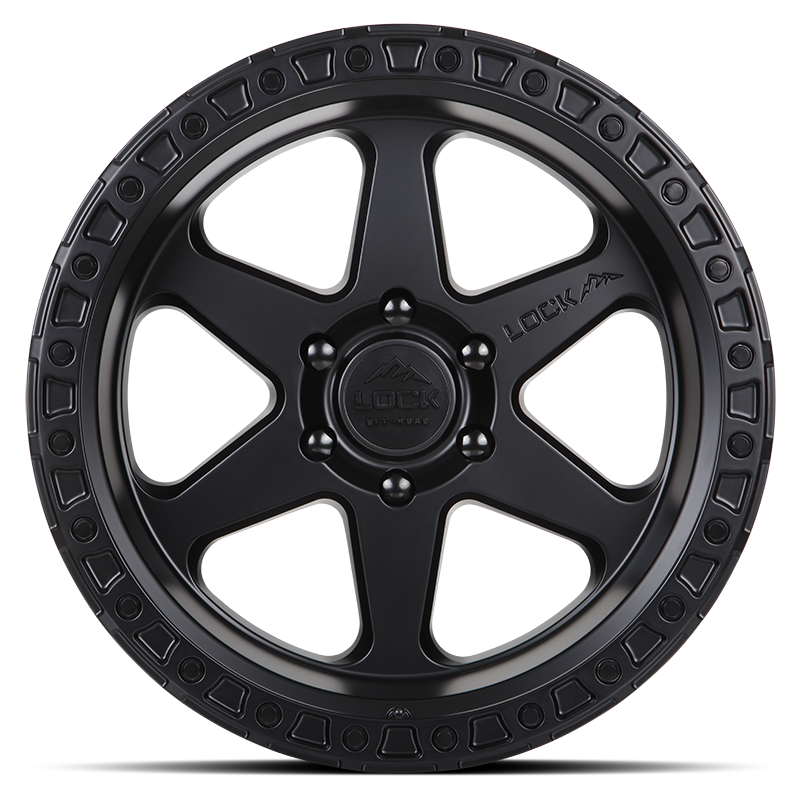 Lock Off-Road Wheels OLYMPUS- マットブラック