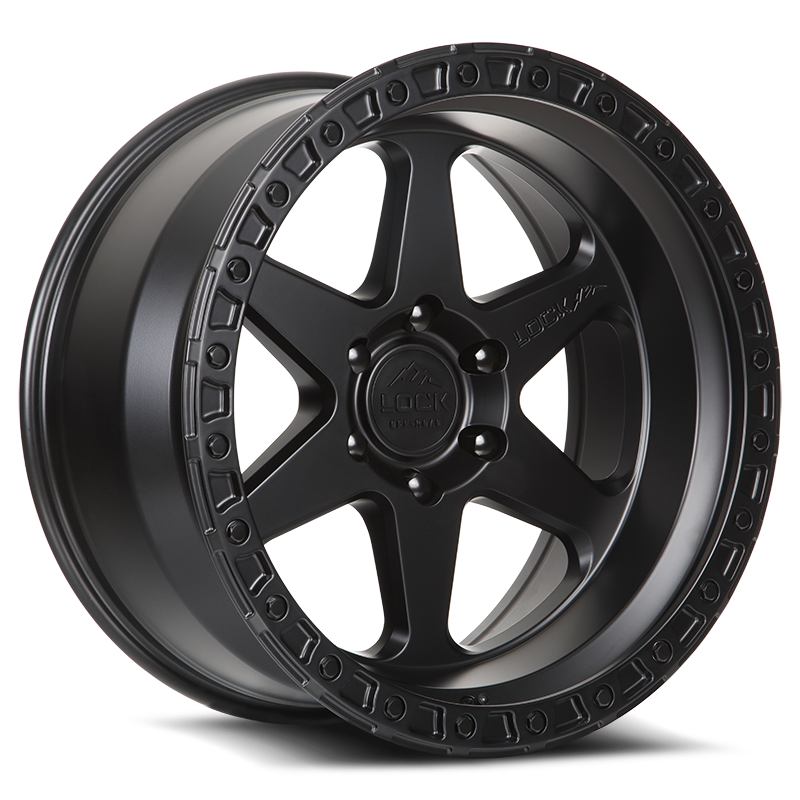 Lock Off-Road Wheels OLYMPUS- マットブラック