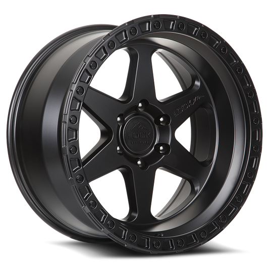Lock Off-Road Wheels OLYMPUS- マットブラック
